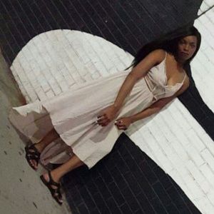 Tan Lace Detailed Dress
